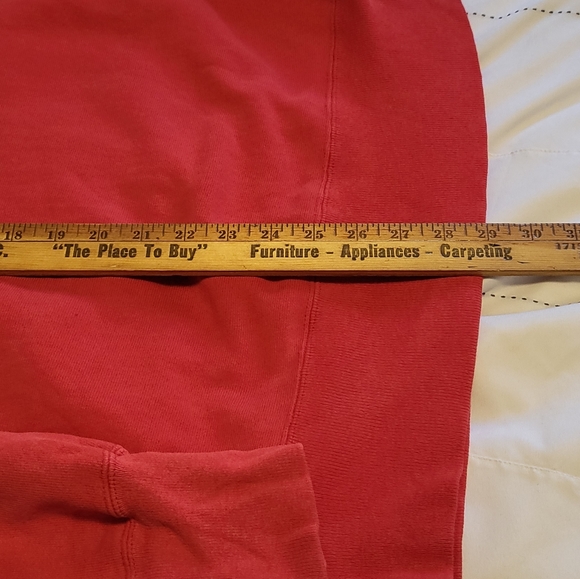 Champion Reverse Weave 90s Nebraska University Red Pullover Sweater, Size L. - Picture 13 of 16